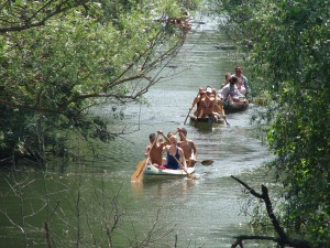 Barangolás kenuval a Túr és az Öreg Túr folyókon vízitúránk kiváló a frissen kenuzni és kajakozni tanult csoportok számára.